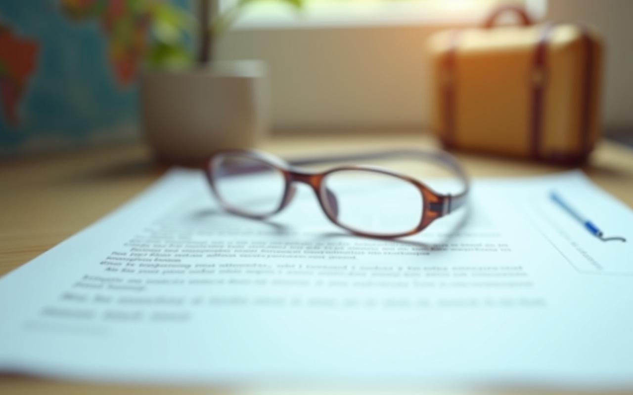 Concetto di trasparenza e accordi legali viaggi